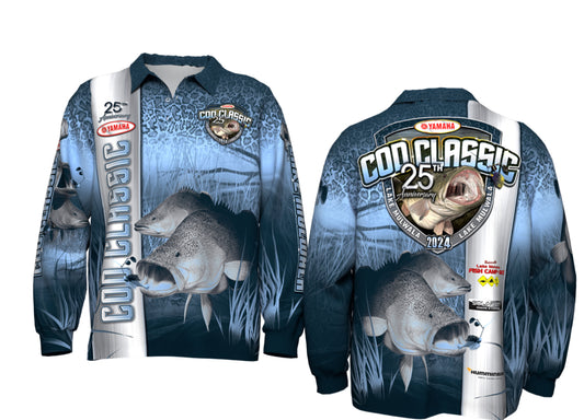 2024 Cod Classic Tournament Style Long Sleeve Fishing Shirt